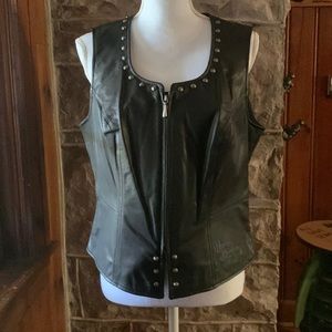 XL Harley-Davidson leather vest
